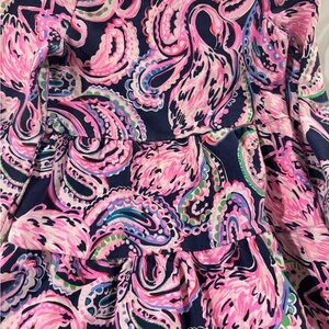 Lilly Pulitzer Pink and Blue Paisley Kids Dress